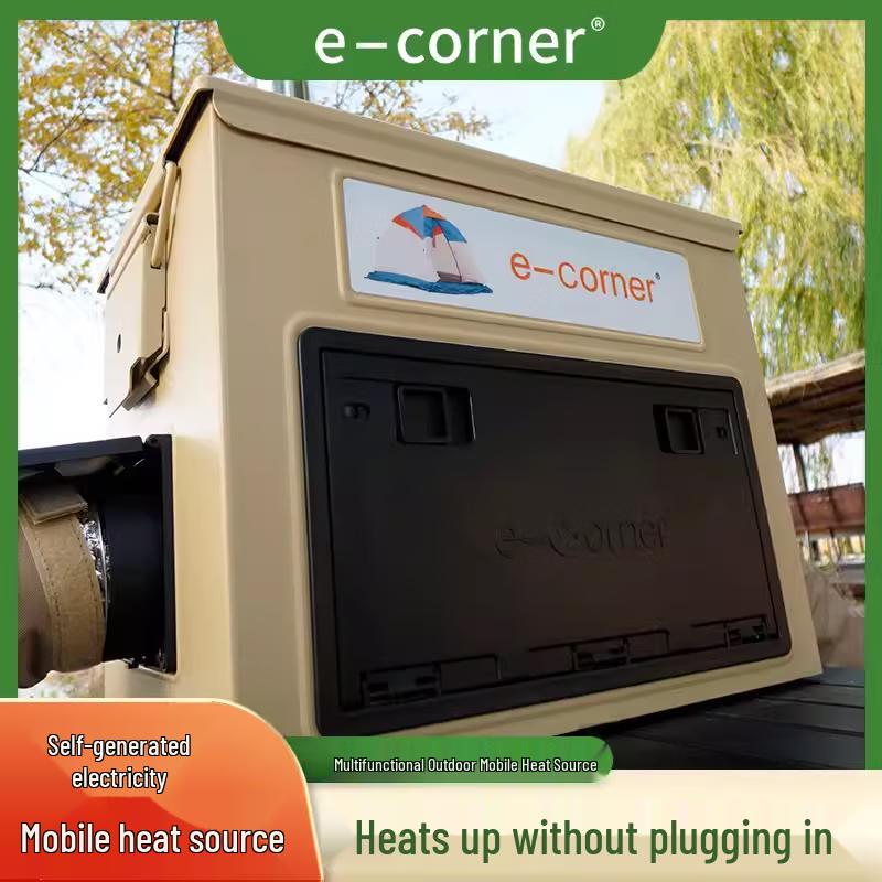 e-corner Самогенерирующая портативная дровяная печь-обогреватель