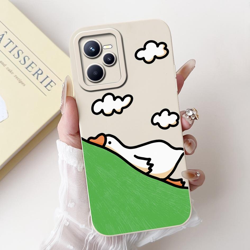 For Realme C35 Case Realme Narzo 50A Prime Phone Cover Cute Cartoon Camera Protection Soft Funda For Realme Narzo 50A C 35 Coque