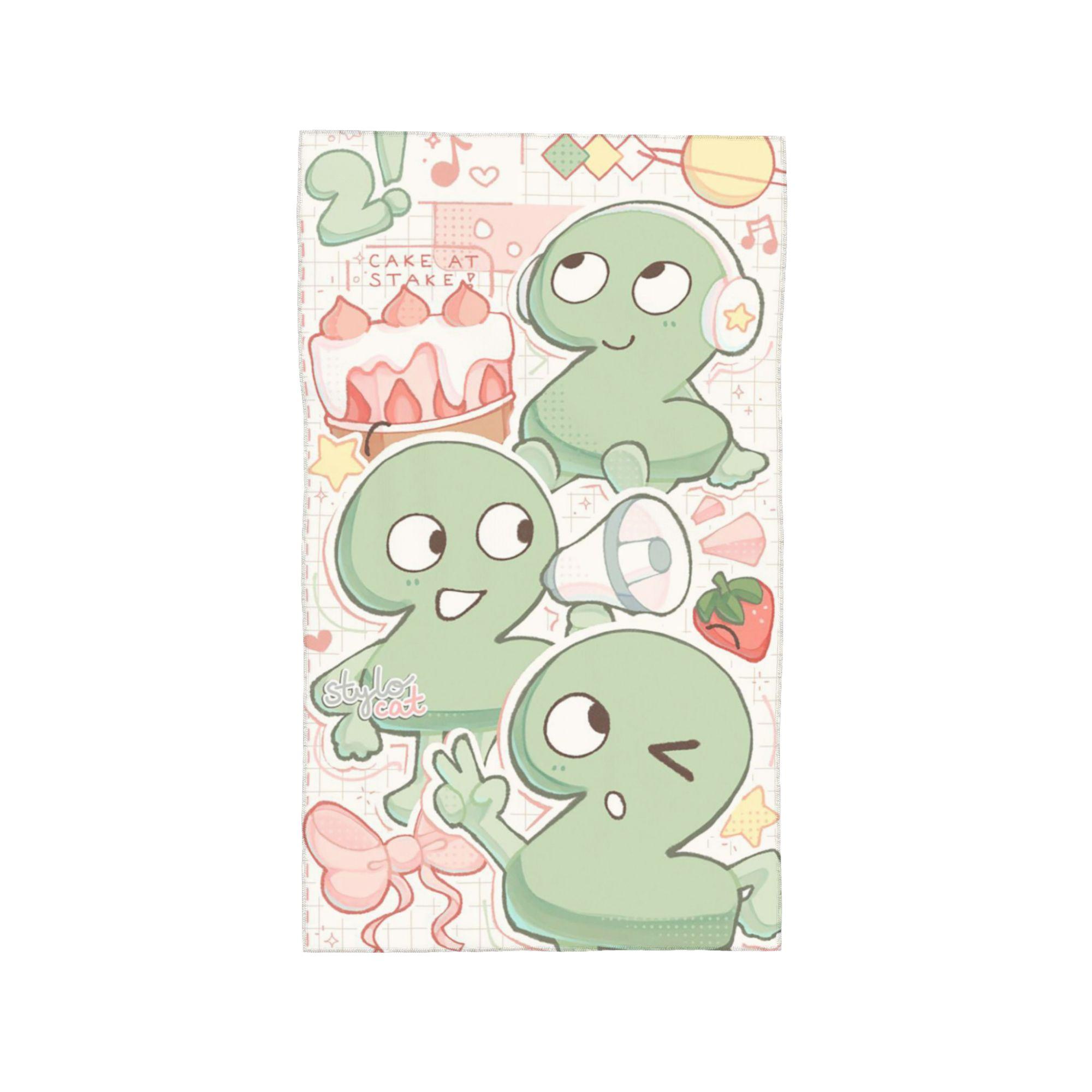 

two tpot BFDI Soft Face Towel Quick Dry Pool Bath Cotton Towels Breathable W30*H60(CM)