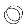 Black Cord Stainless Steel Jewelry Simple Necklace Chain
