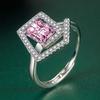 Sace Gems Classic Copper Alloy Zircon Ring Ladies Jewelry Wedding Promise Party Gift