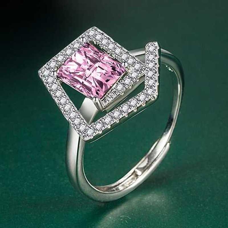 Sace Gems Classic Copper Alloy Zircon Ring Ladies Jewelry Wedding Promise Party Gift
