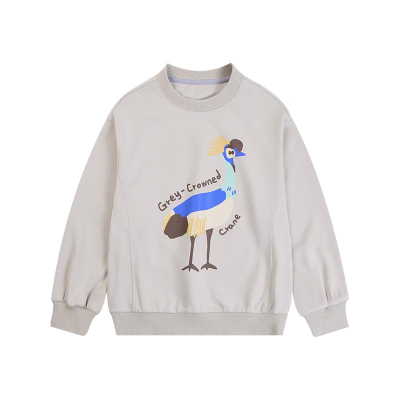 EBAER Kids  Spring/Autumn Animal Graphic Round Neck Sweatshirt 150