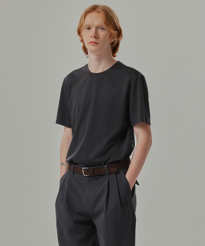 BASIC HOUSE [3Apck] Cool Round Neck Short Sleeve T-Shirt 3-Pack (4 Colors) Lats0112
