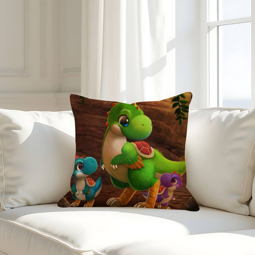 Yoshi Dinosaur Personalized Picture Text Home Decorative Pillows Household Gifts 45x45cm