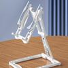 Phone Holder Built in Wireless Charging Slot Height Adjustable Stand for Phone 16 15 14 Tabletop Support Cradle