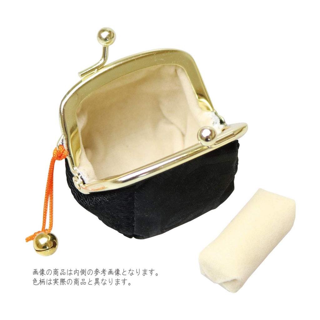 Clasp wallet with ring coin and bell Seasons in Full Bloom holder, purse, mini-sized (Four (Light Blue))