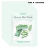 Nature Skin Mask Aloe 23ml X 10 Sheets - Calming & Hydrating Facial Sheet Mask Pack for Sensitive Skin (10 Sheets)