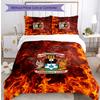 Set Lenzuola Stampato Coventry City Football 3 Pezzi, Comodo Set Copripiumino per Camera da Letto Amico della Pelle