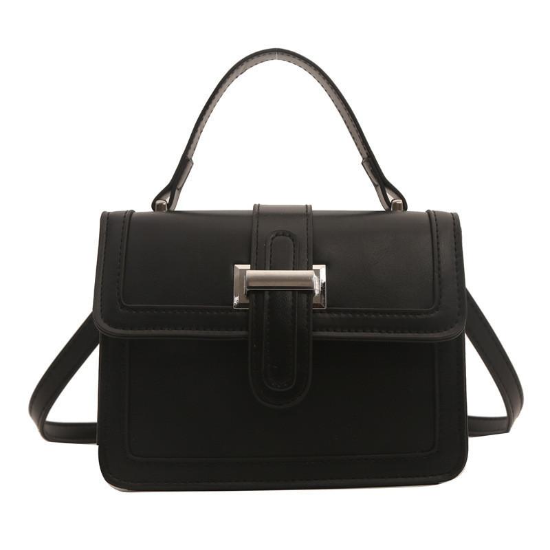 Stylish 2024 Korean Vintage Women's Handbag Chic Color Block Small Shoulder Bag