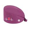 Cotton Doctor Work Hats Printed Lab Nursing Scrubs Cap Fashion Beauty Work Hats