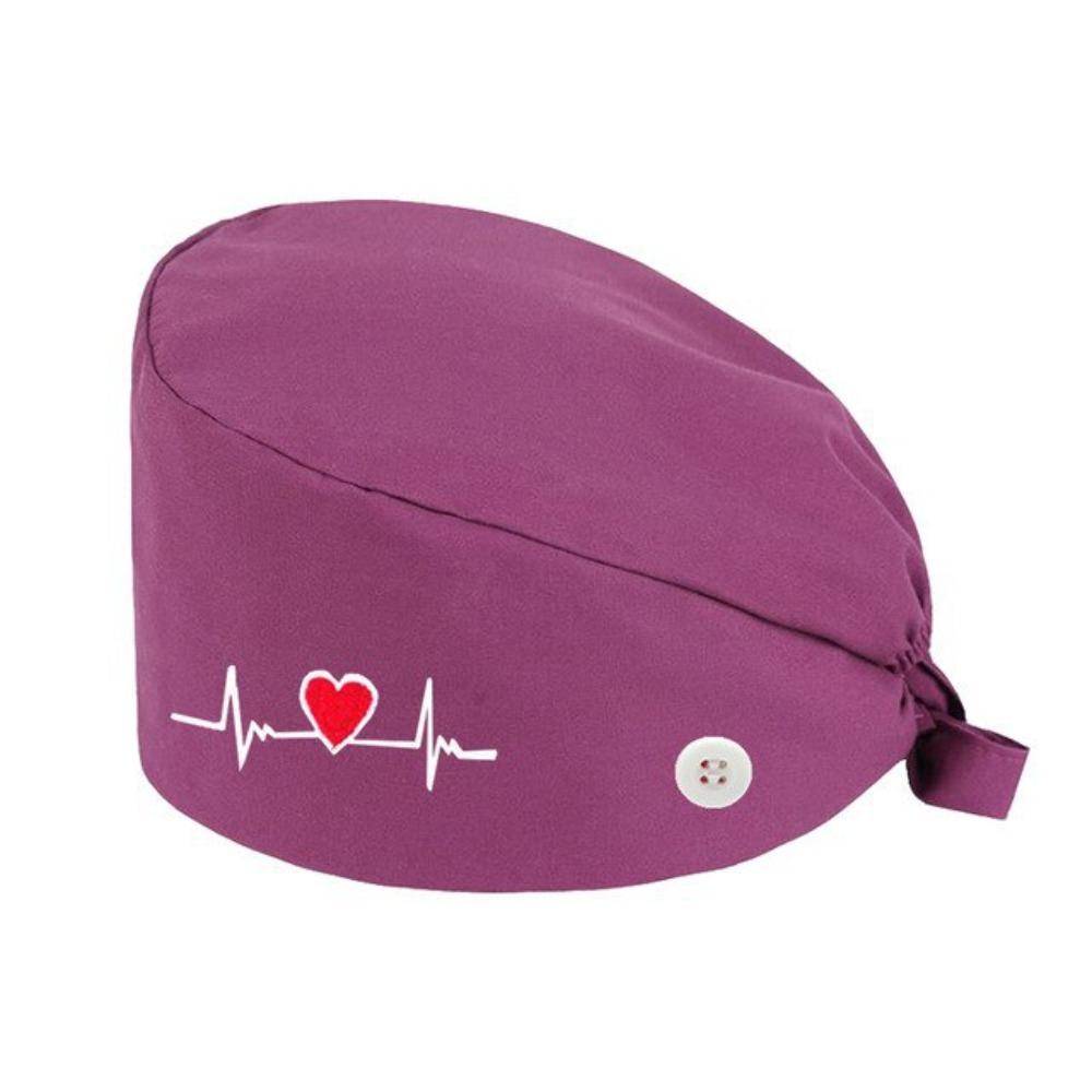 Cotton Doctor Work Hats Printed Lab Nursing Scrubs Cap Fashion Beauty Work Hats
