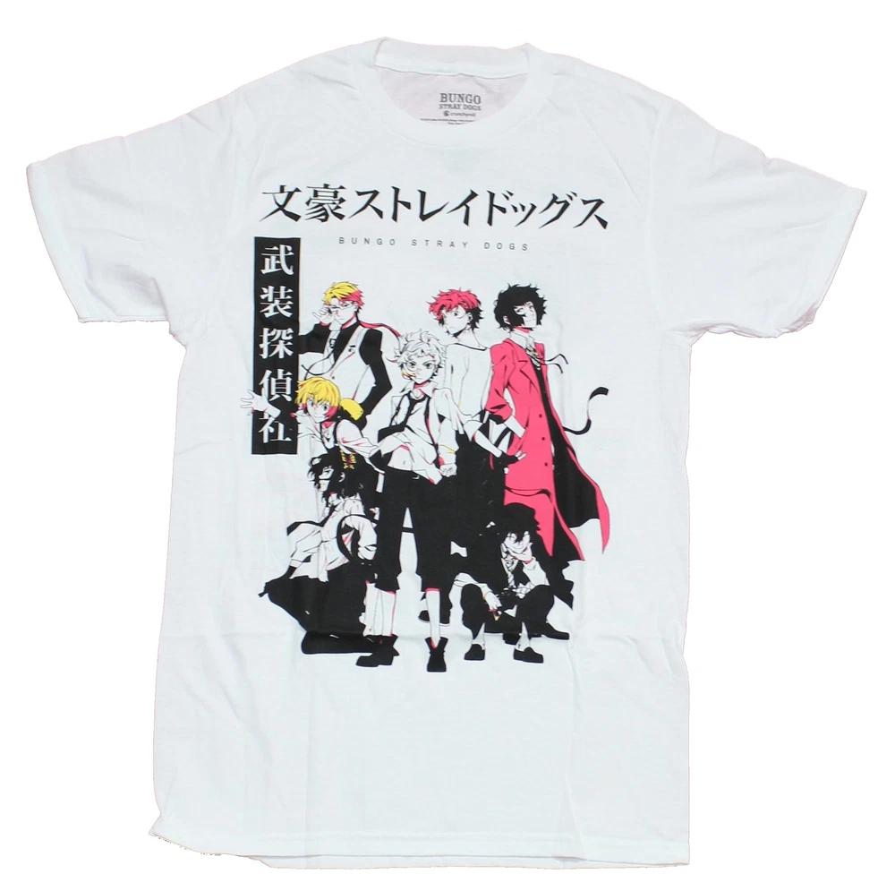 Bungo Stray Dogs Unisexs TShirt Group Front Back Under Kanji