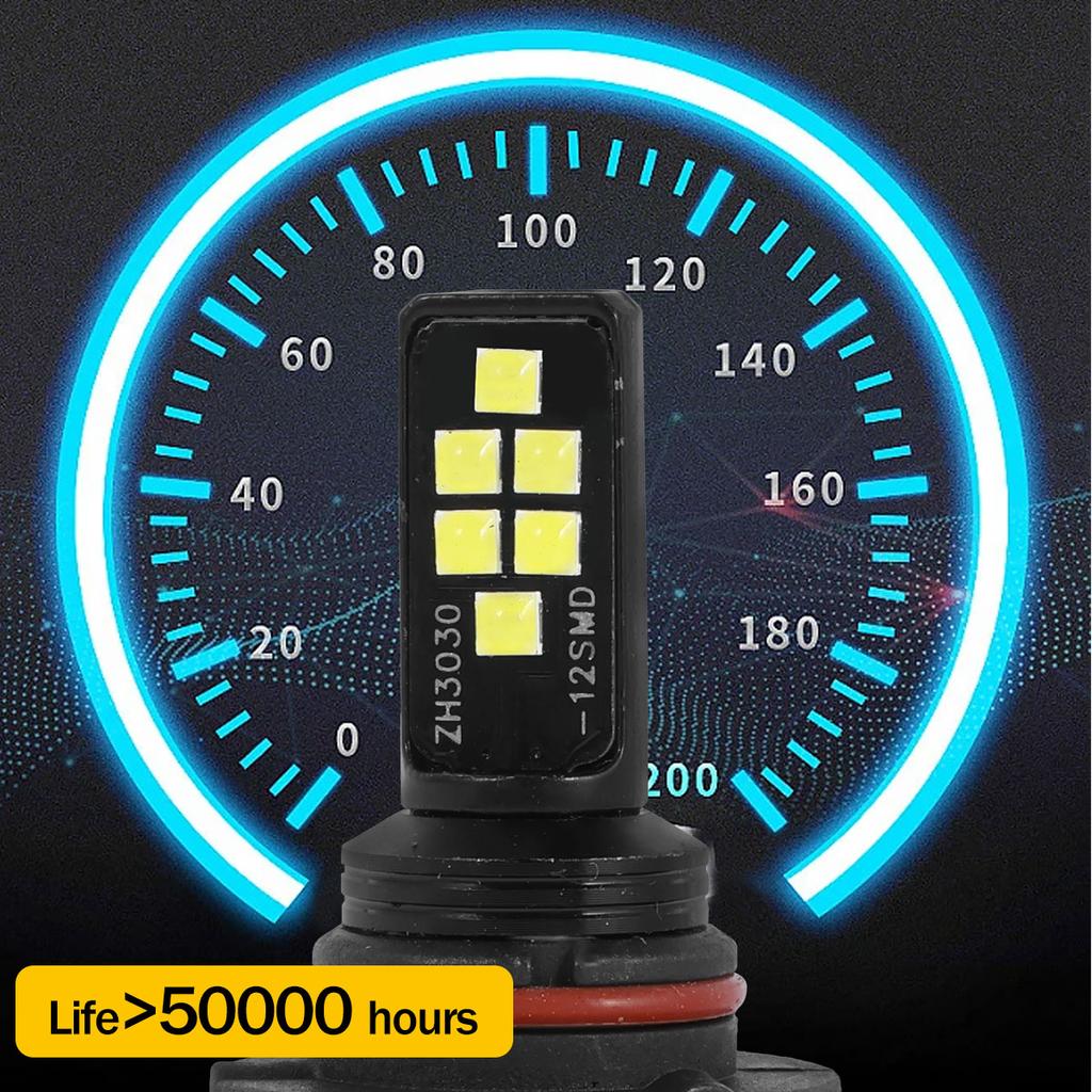4Pcs LED Combo Headlight Bulb Kit Bright 9005 9006 High Low Beam Light Bulb Safe 6000K White HB3 HB4 Car LED Fog Light Bulb