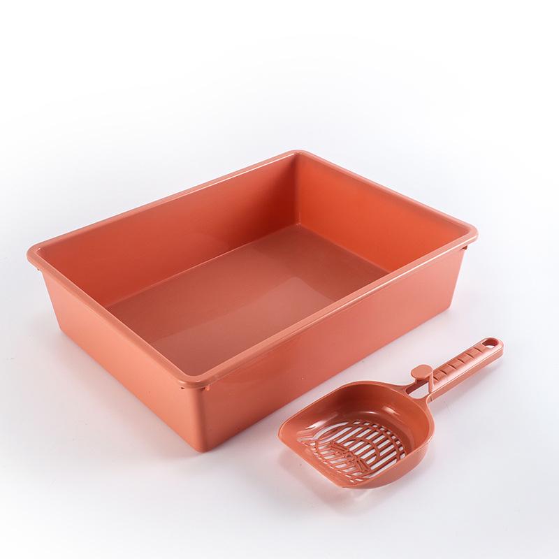 Anti-Splash Deodorizing Cat Litter Box - Plastic Cat Toilet