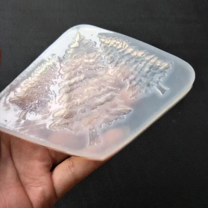 Christmas Tree Resin Mold 3D Christmas Tree Gypsum Decoration Silicone Mold Home Holiday Decor Christmas Tree Mold Baking Mold