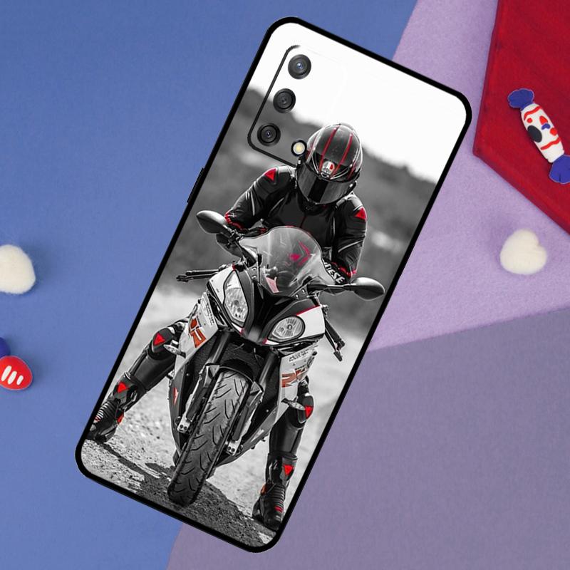 Motorcycle Man Case For OPPO A98 A78 A58 A18 A96 A76 A16 A15 A17 A77 A5 A9 A74 A94 A52 A72 A53S A54S A57S