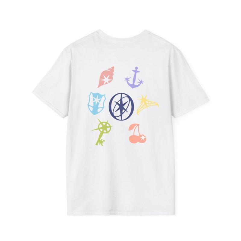 KATSEYE x TOCA BOCA Dziecięca Koszulka Unisex Codzienna Ubranie Koncertowe Codzienna Koszulka T-shirt