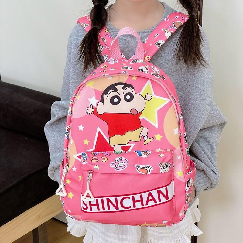 Shinnosuke Backpack Kindergarten With Curved Shoulder Straps Design For Toddler