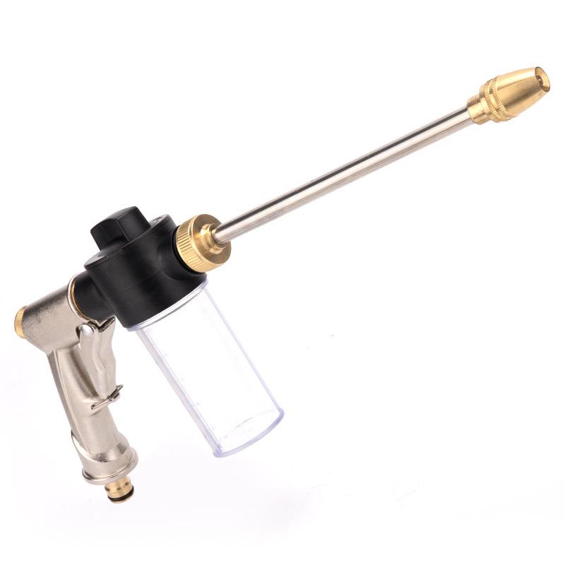 High-Pressure Brass Foam Nozzle Spray Gun for Car Wash & Gardening