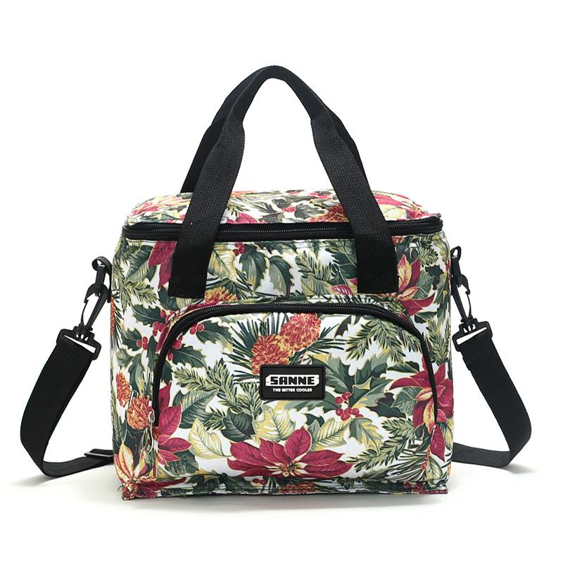 10L Capacity Lunch Bag for Men Insulated Oxford Portable Waterproof Tote for Camping,Travel,Picnic Foldable Thermal Box