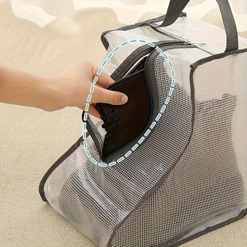 Torba do przechowywania butów Przenośny organizer na buty Wodoodporna Pyłoszczelna Ochronna Torba z uchwytem na artykuły gospodarstwa domowego i podróżne