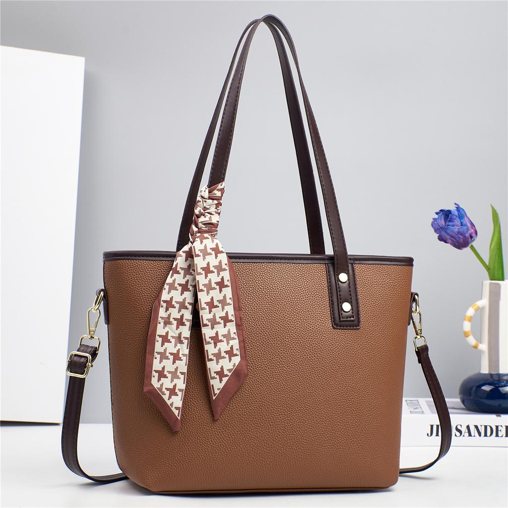 New High Appearance Level Retro Fashion Bucket Bag Western Fashion Shoulder Bag Large Capacity Cross-body Bag Women