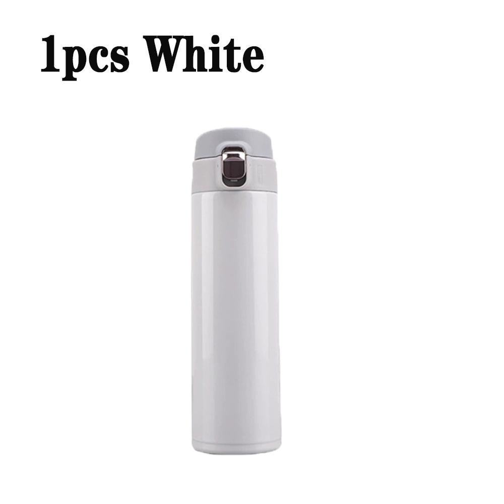 

500ml Stainless Steel Insulated Cup Outdoor Portable Vacuum In-Vehicle Cups Simple Business Conference Leak-Proof Water Bottle 500ml
