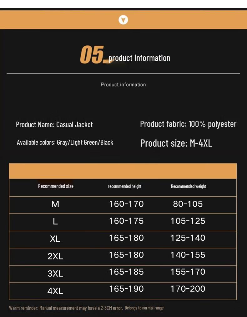 PLAYBOY Men's Casual Lapel Workwear Jacket