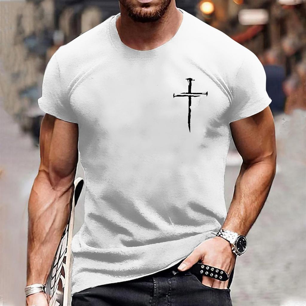 Top alla moda estivo a maniche corte con colletto assorbi-sudore e stampa retrò