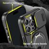 Funda Magnética de Lujo Resistente para iPhone 17 16 15 14 13 12 11 Pro Max Plus con Soporte y Protección Deslizante para la Cámara, Cubierta de PC