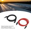 2Pcs Solar Panel Extension Cable 10AWG 6mm² Solar Extension Cable Rated Voltage 1000V   Red Black