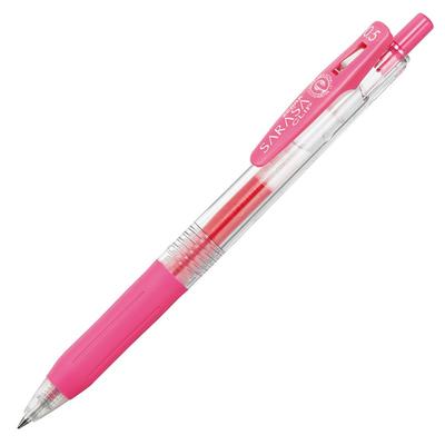 Zebra Sarasa Clip Gel Ballpoint Pen, 0.5mm, Pink, 10-Piece Set, B-JJ15-P