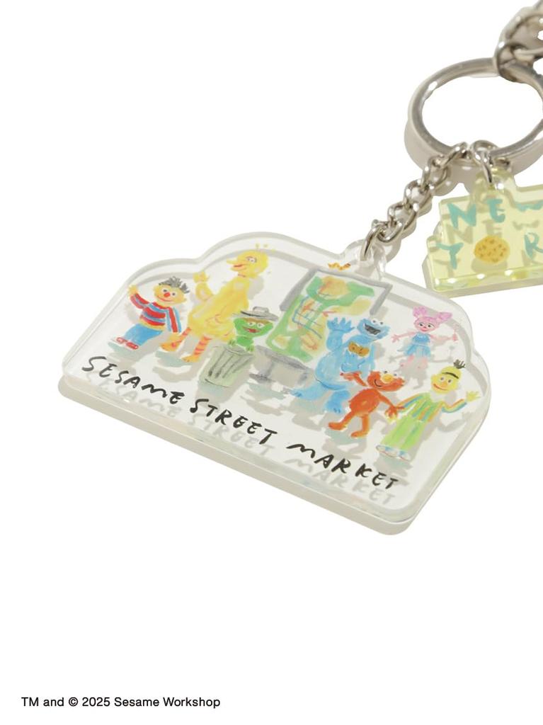Sesame Street Market NY Acrylic Keychain SSMUGG253436 Women's C Free Size