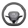 Leather Car Steering Wheel Cover for Hyundai I30 Tucson Ioniq N Grand I10 Elantra I30n I20 Ix35 Palisade Ix20 Kona Santa Fe