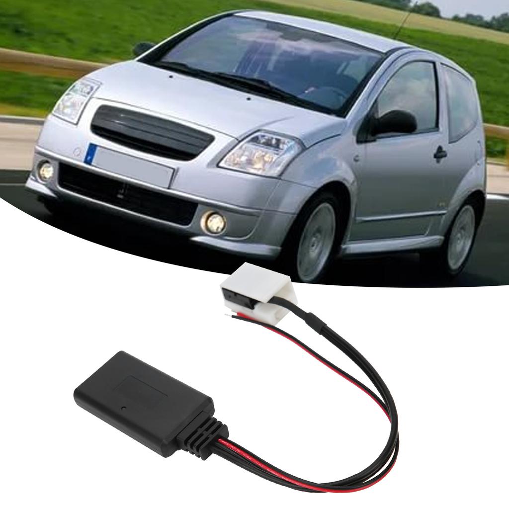 AUX-Adapter für Stereo-AUX-Kabeladapter Radio RD4 Bluetooth-Modul Passend für C2 C3 C4 C5 C6 Berlingo Aux-In-Kabel
