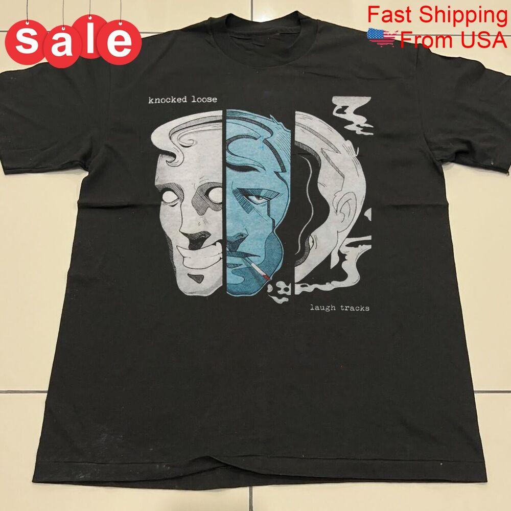 New Knocked Loose Laugh Tracks Gift For Fans Unisex S-5XL Shirt 1LC54 Unisex T-Shirt XL
