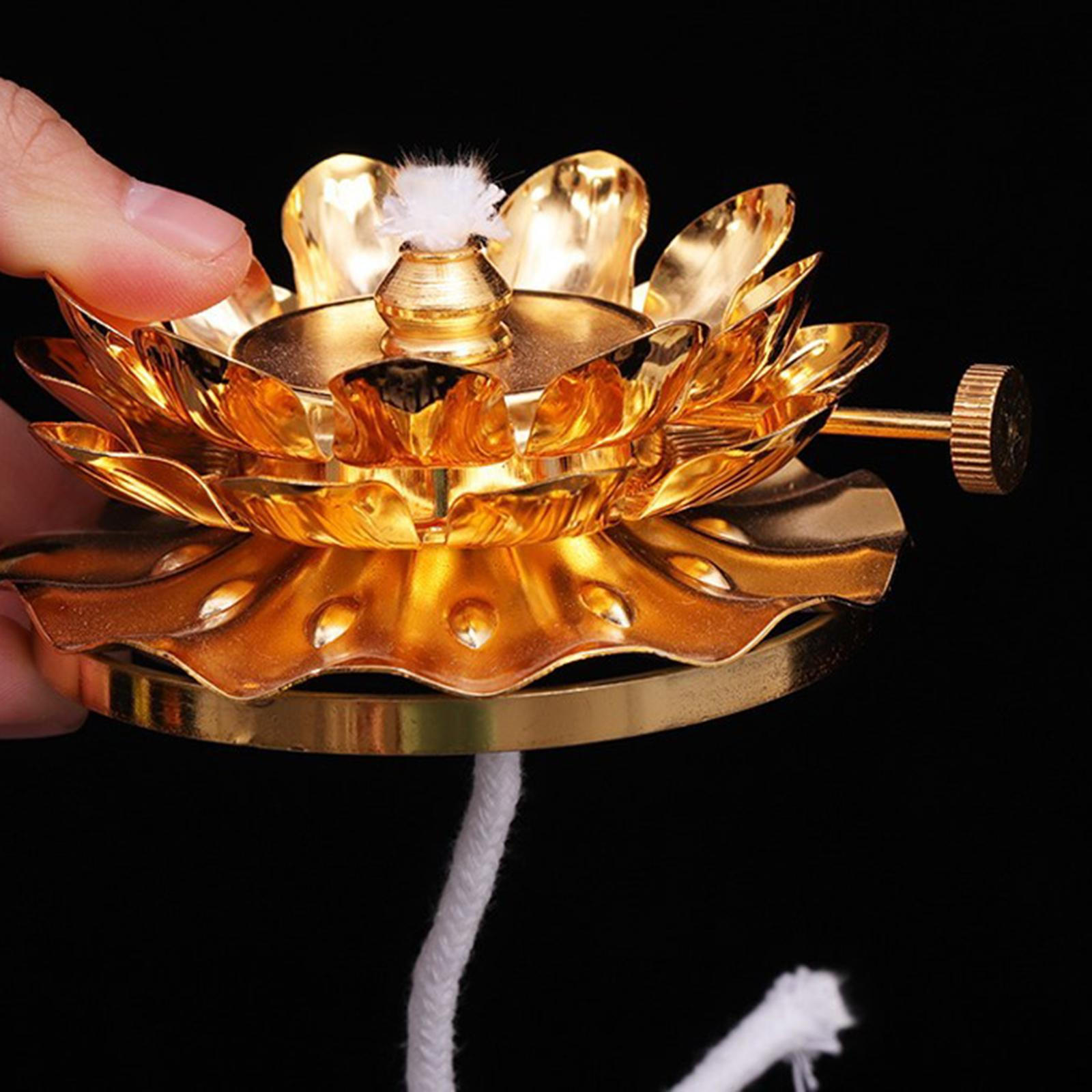 Retro Butter Lamp Wick Holder Without Alloy Ghee for Home Decor