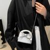 Trendy Chain Mini Crossbody Bags For Women  New Simple Pink Cute Bow Handbags Summer Solid Color Small Square Shoulder Bag