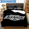 3PCS Los Angeles ice hockey  Bedding Set,Including 1pc Duvet Cover And 2pcs Pillowcases Perfect for Bedroom, Dormitory, Fan Christmas gift