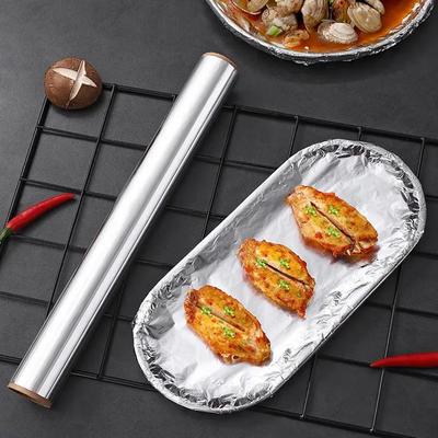 1 Stück Alufolie Papierrolle - Ölbeständig Antihaft Alufolie Papierrolle Geeignet für Grillen Backen Heißluftfritteuse Küche Restaurant