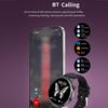 Sports Smart Watches 1.27 Inch High Definition Touch Screen Fitness Tracker with Heart Rate Monitoring Black
