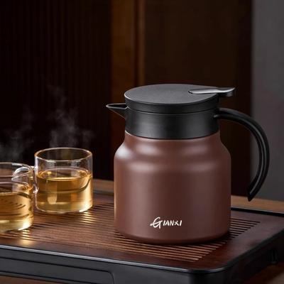 GIANXI 800ML Japanese Stainless Steel Hot Kettle Tea Separation Large Caliber Teapot Household Large Capacity Stew Tea Pot