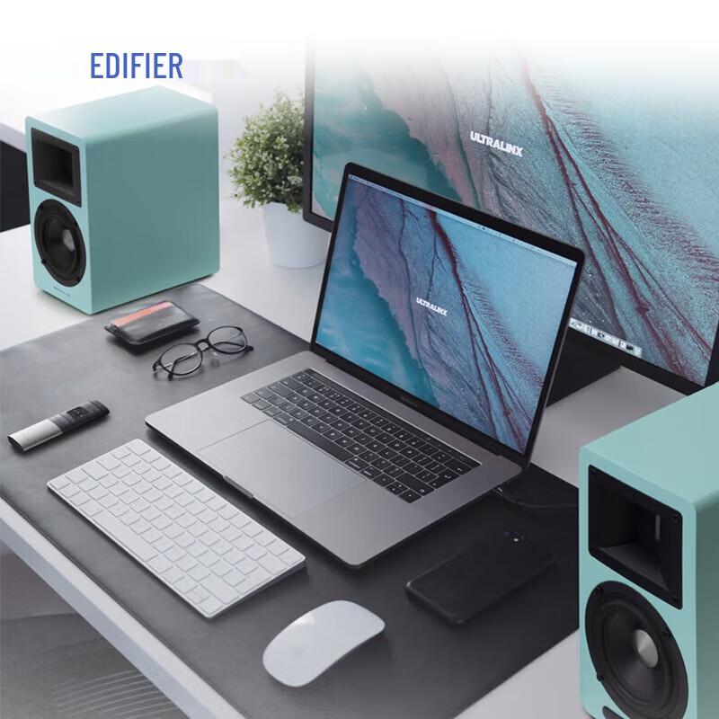 Edifier AIRPULSE A80 Bookshelf Active Bluetooth Speakers