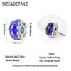 S925 Silver [Wishing Star Theme Handmade Glass Bead Bracelet with Pendant Charm]