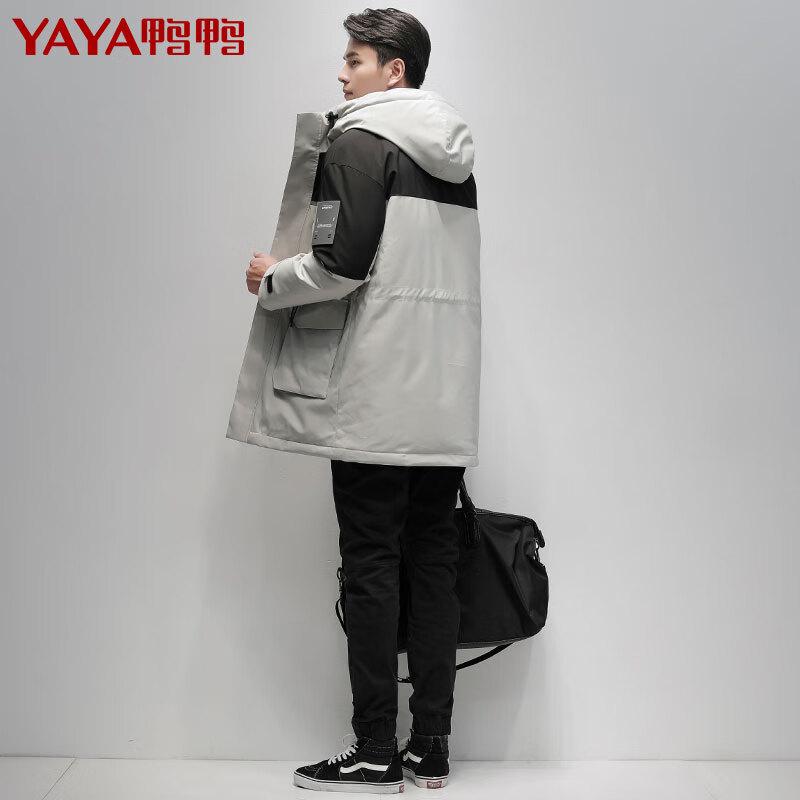 

Мужская зимняя пуховая куртка средней длины с капюшоном XXL