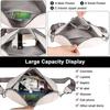 Fanny Packs for Women, Wide Strap Crossbody Bags, Leather Sling Belt Bag for Women, Trendy Waist Bags Waterproof for Party, Travel, Gift, White