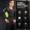 EZATING Compression Wear Set Long Sports Base Training Wear Men's 2-Piece (Long Sleeve) [UV Protection, Sweat-Wicking, Quick-Drying, Lightweight]