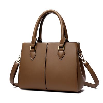 Bag Ladies 2025 New Temperament Handbag Commuter Soft Leather Large Capacity Crossbody Shoulder Bag Tote Bag