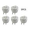 5Pcs Small Round Boat Rocker Switches White Mini Round 2 Pin Terminal SPST ON-OFF Rocker Switch Snap-In 20mm 12V